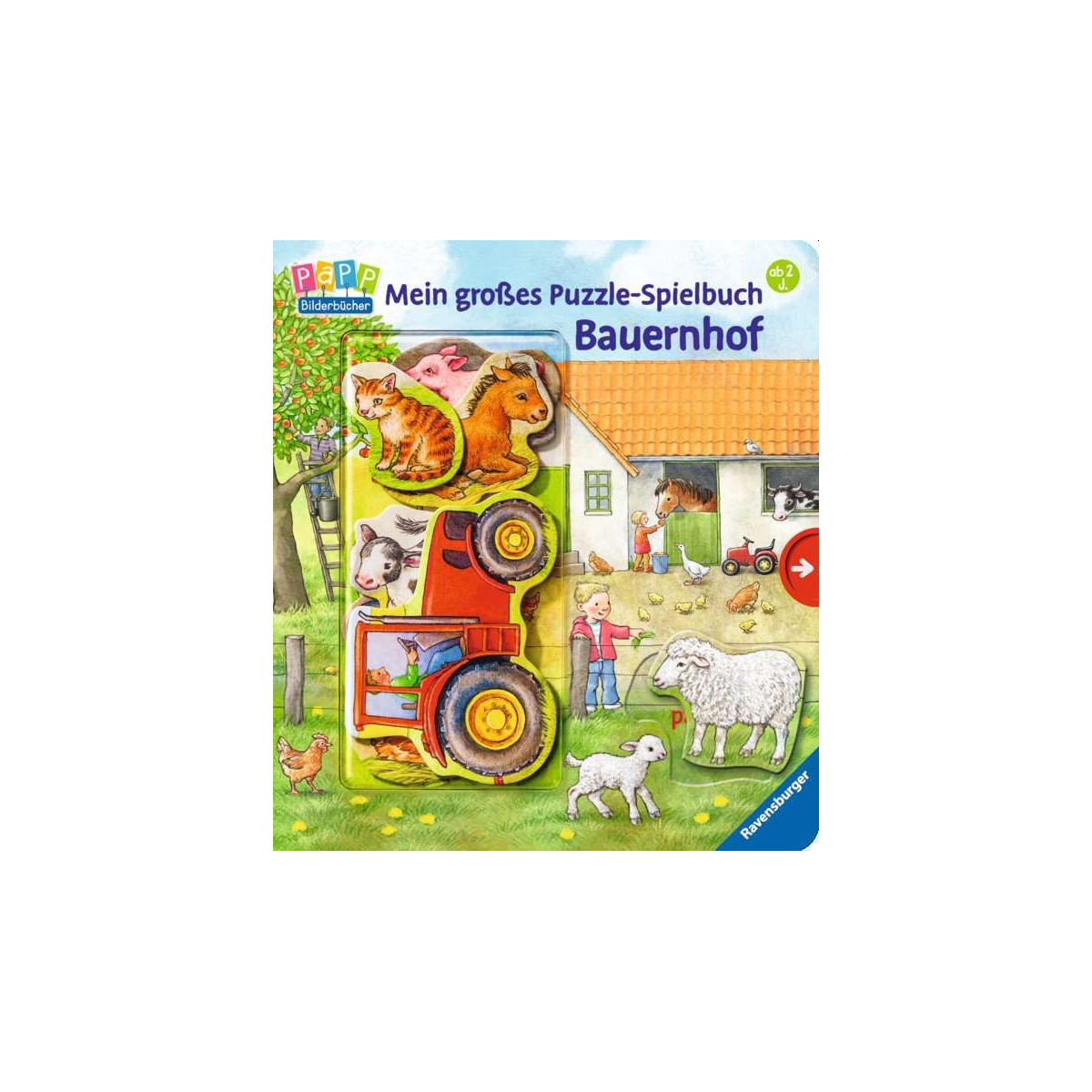Ravensburger - Mein großes Puzzle-Spielbuch Bauernhof