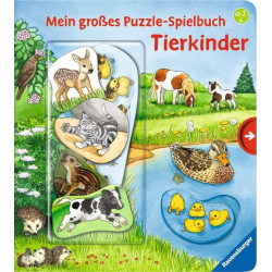 Ravensburger - Mein großes Puzzle-Spielbuch: Tierkinder