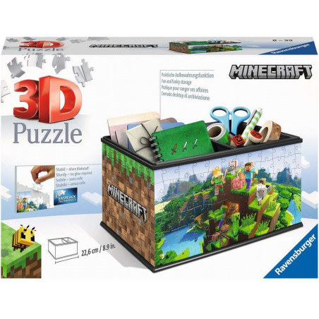 Ravensburger - Aufbewahrungsbox Minecraft, 216 Teile