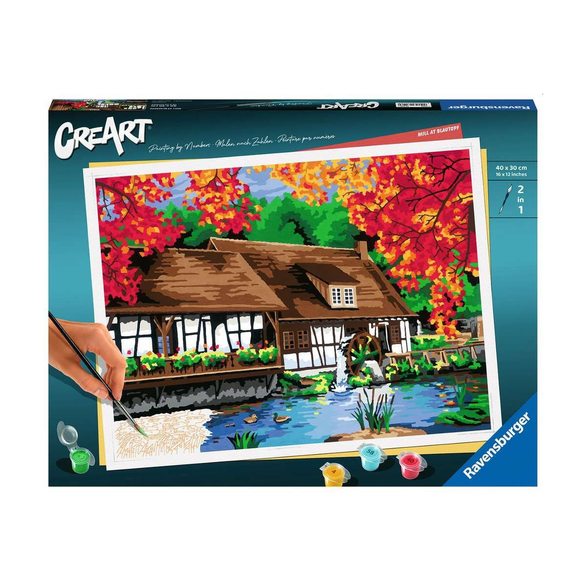 Ravensburger - Malen nach Zahlen - Mill at Blautopf