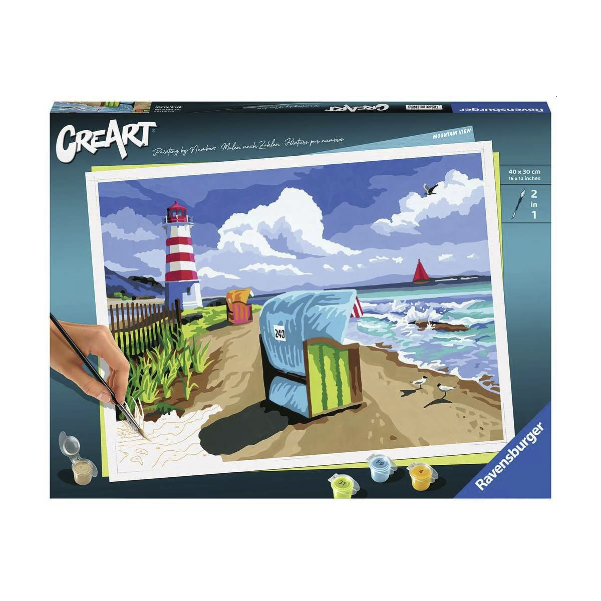 Ravensburger - Malen nach Zahlen - CreArt - Holiday on the Baltic Sea