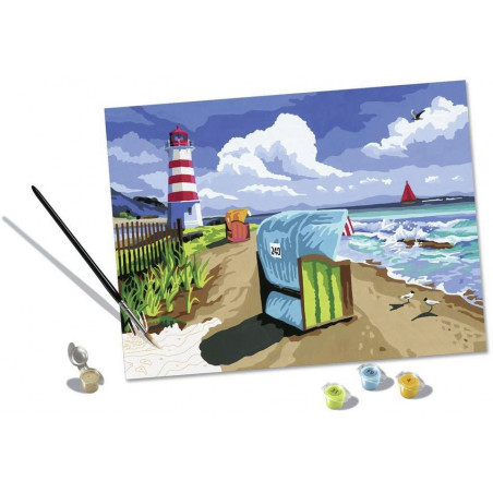 Ravensburger - Malen nach Zahlen - CreArt - Holiday on the Baltic Sea