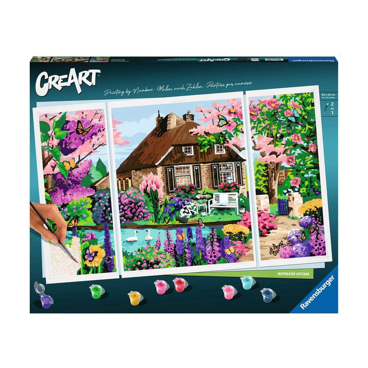 Ravensburger - Malen nach Zahlen - Waterside Cottage