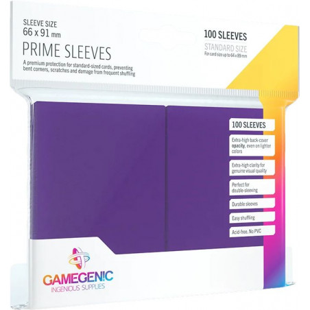 Gamegenic - PRIME Sleeves Purple
