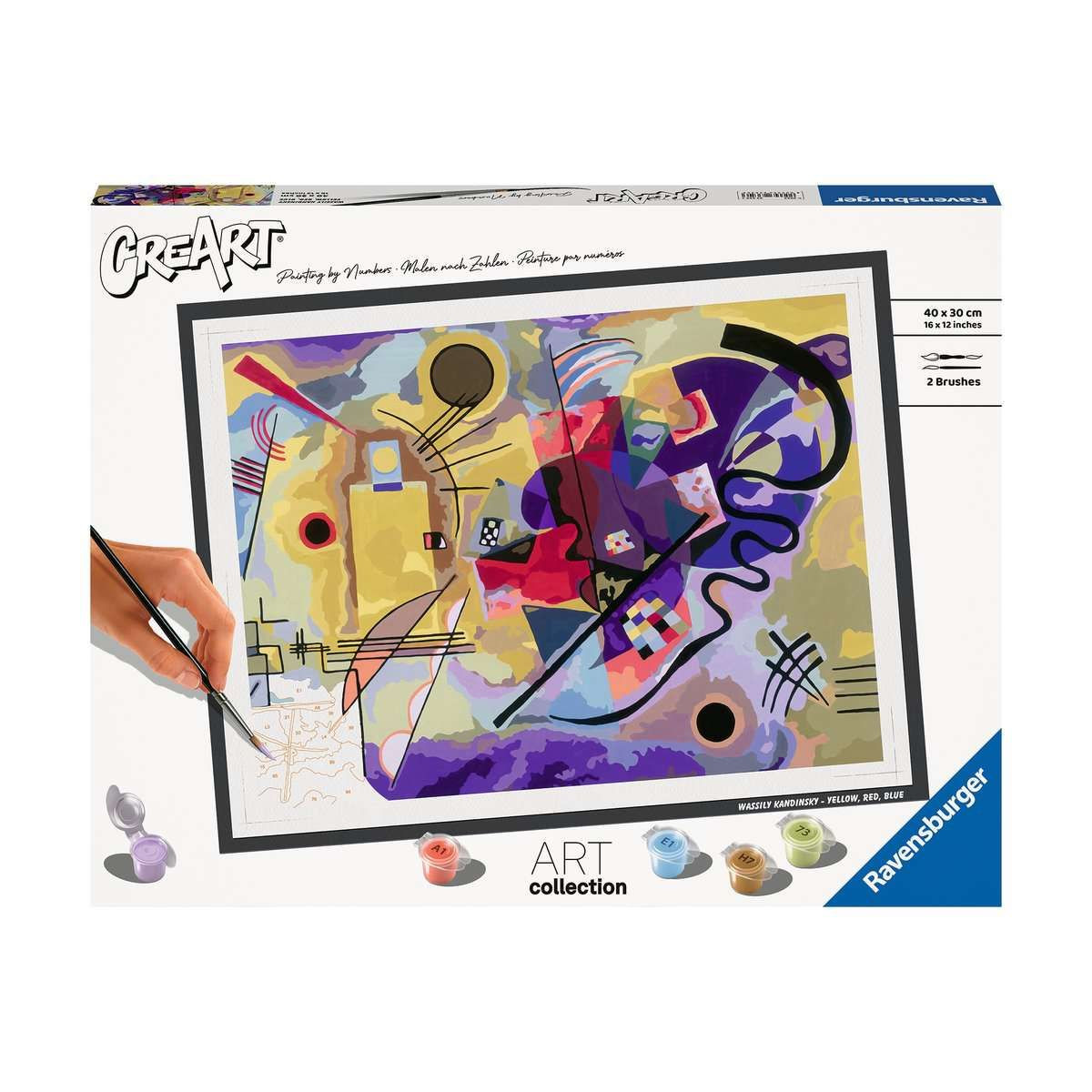 Ravensburger - ART Collection:  Yellow, Red, Blue (Kandinsky)