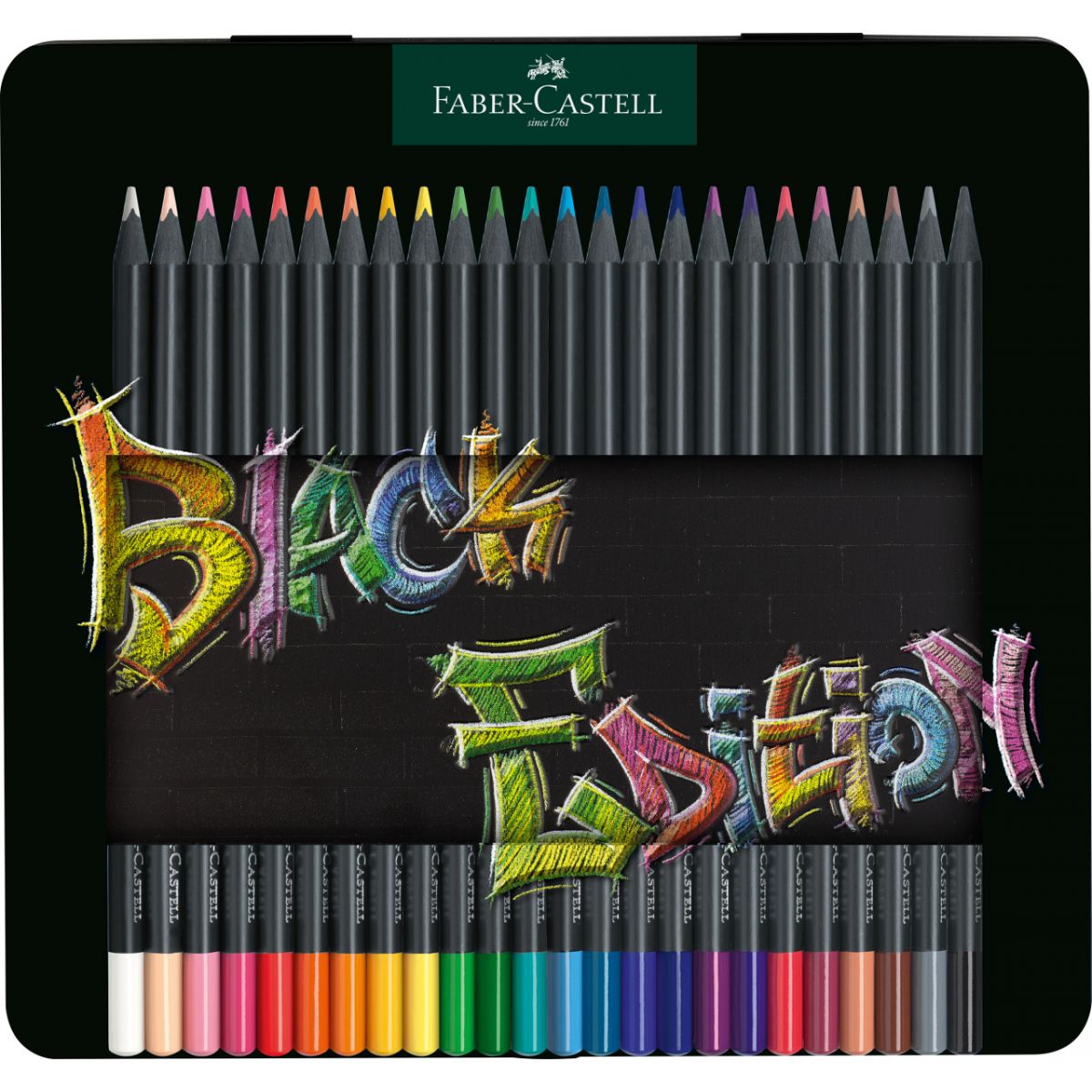 Buntstifte Black Edition 24er Metalletui
