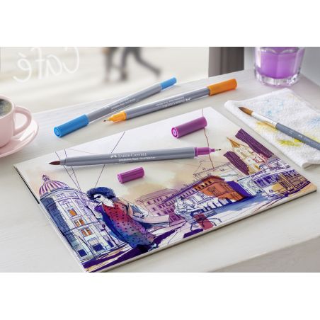 Gofa Aqua Dual Marker Grautöne 6x