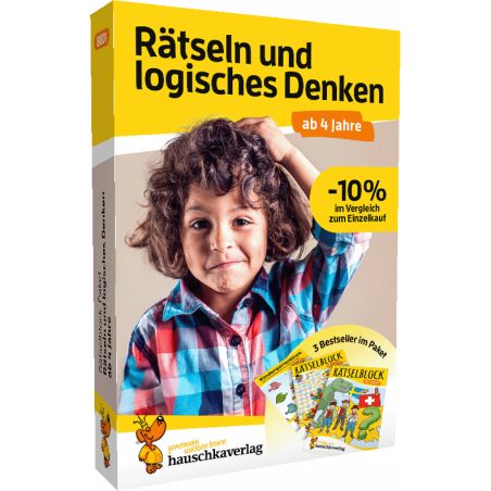 Rätselblock-Paket: Rätseln und logisches Denken! ab 4 Jahre