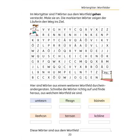 Mein Rätselblock Deutsch 3. Klasse