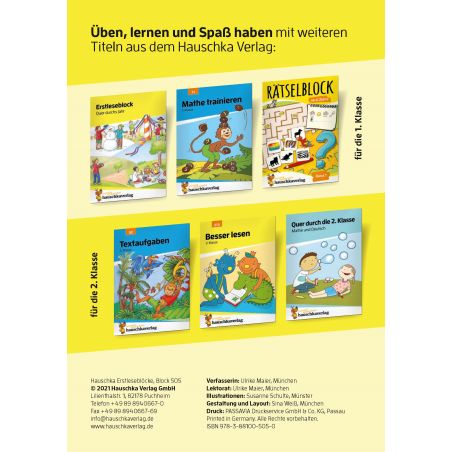 Erstleseblock - Die Welt entdecken, A5-Block Erstleseblock - Die Welt entdecken, A5-Block