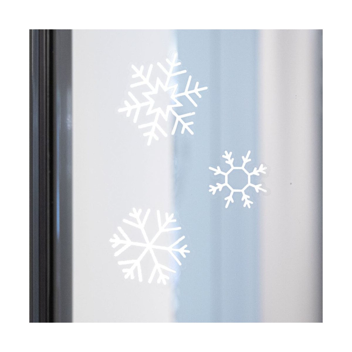 MM Fenster-Sticker Schneekris