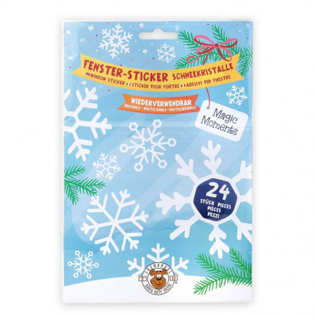 MM Fenster-Sticker Schneekris