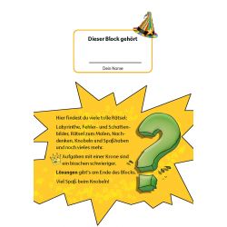 Rätselblock ab 4 Jahre - Band 2, A5-Block