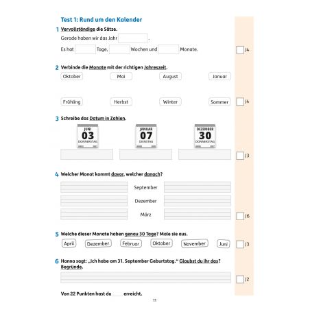 Tests im Sachunterricht - Lernzielkontrollen 2