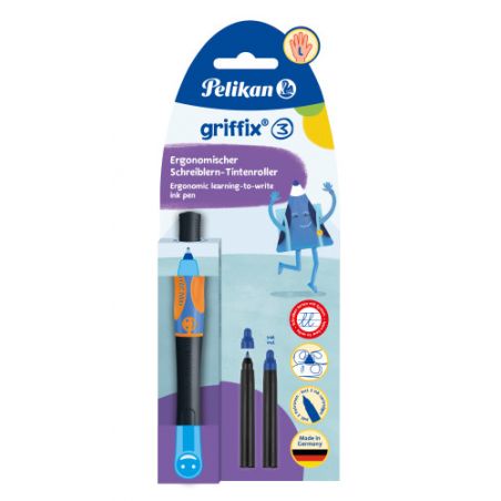 Pelikan griffix® Tintenschreiber für Linkshänder, Neon Black