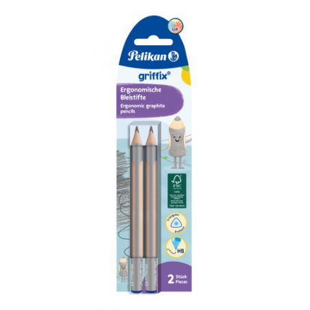 Bleistift griffix Stärke HB 2 Stück in Faltschachtel Bleistift griffix Stärke HB 2 Stück in Faltschachtel