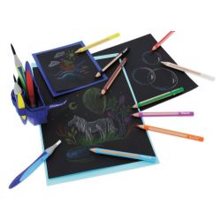 Zeichen- und Bastelblock A4 20 Blatt C4/20 120g/m² schwarz B