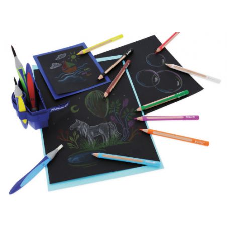 Zeichen- und Bastelblock A4 20 Blatt C4/20 120g/m² schwarz B