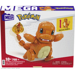 Mega Bloks - Pokémon Jumbo Glumanda Collector Figur (beweglich), Bauset