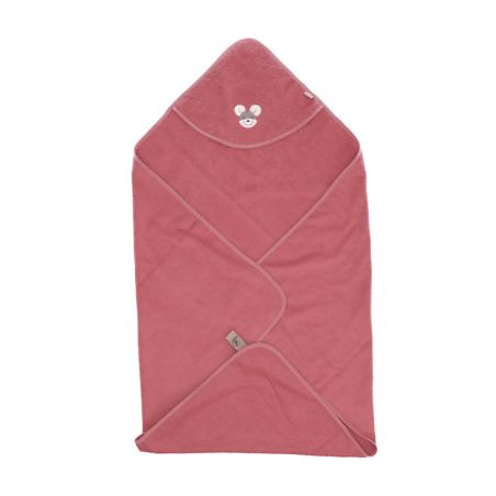 GOTS Badetuch 100x100 Mabel - rosa