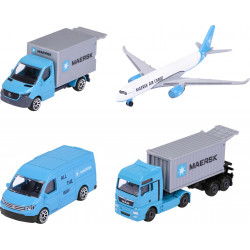 Majorette - MAERSK 4 Pieces Giftpack
