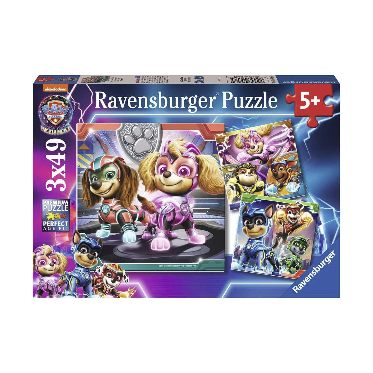 Ravensburger - PAW Patrol: The Mighty Movie, 49 Teile
