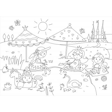 Glitzer Sticker Malbuch. Prin