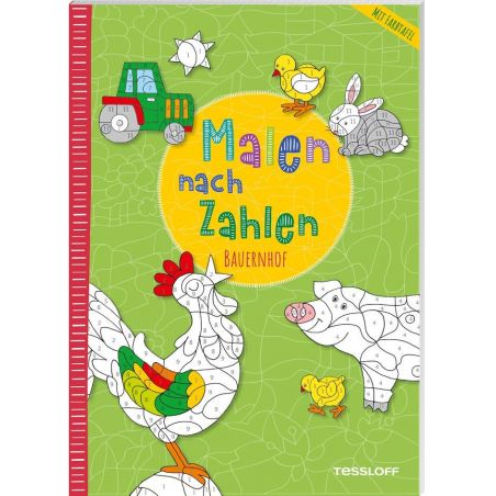 Malen nach Zahlen. Bauernhof Malen nach Zahlen. Bauernhof