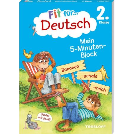 Fit für Deutsch 2. Klasse. Mein 5-Minuten-Block Fit für Deutsch 2. Klasse. Mein 5-Minuten-Block