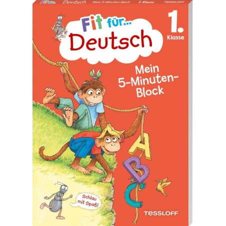 Fit für Deutsch 1. Klasse. Mein 5-Minuten-Block Fit für Deutsch 1. Klasse. Mein 5-Minuten-Block