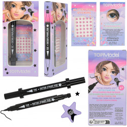 Depesche - TOPModel - Tattoostift mit Glitzersteinen Beauty and Me