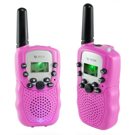 X4-TECH Walkie Talkie 2er Set pink