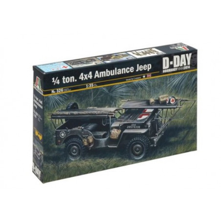 Italeri - 1:35 1/4 Ton 4x4 Krankenwagen Jeep