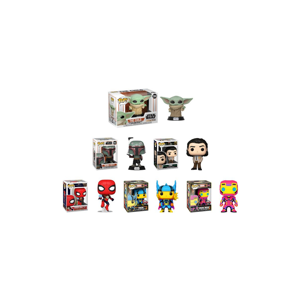 Funko Pop Figuren Boys 2 sortiert