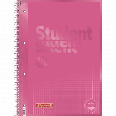 Collegeblock Premium Student Colour Code, A4, 80 Blatt, Lineatur 28, tulip