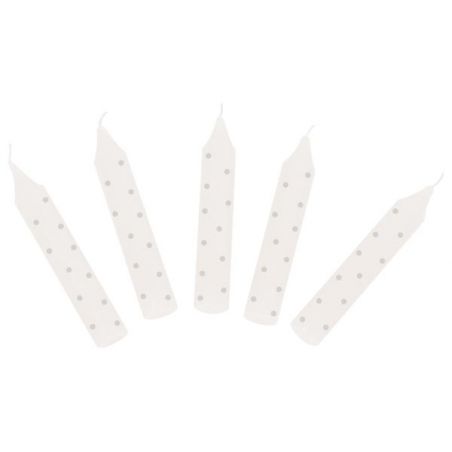 Geburtstagskerzen-Set, grau g