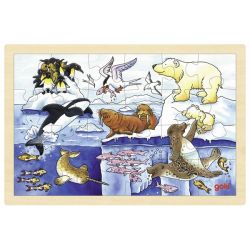 Einlegepuzzle Polartiere