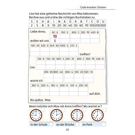 Mein Rätselblock Mathe 3. Klasse