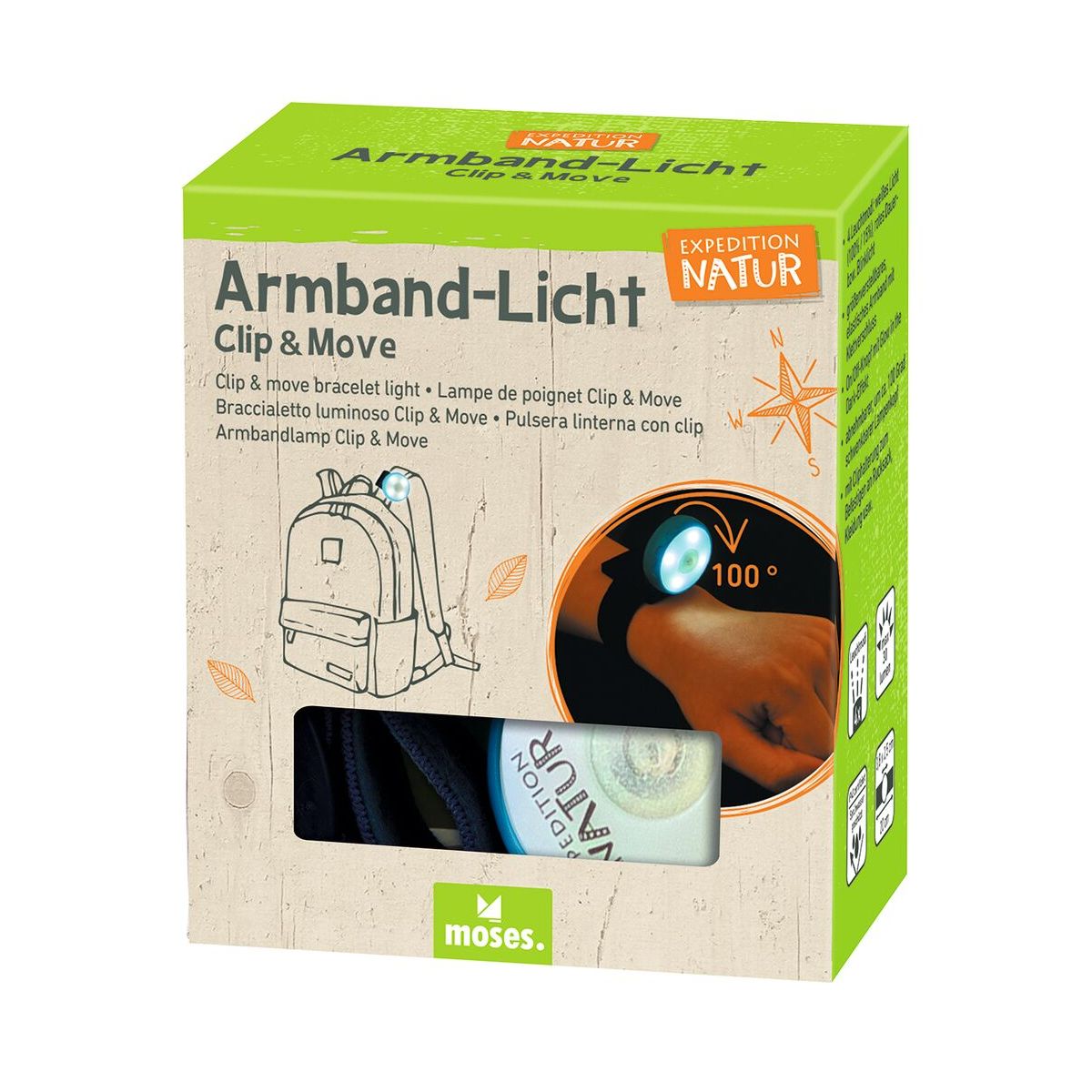Armband-Licht Clip & Move