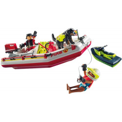 Feuerwehrboot mit Aqua Scooter