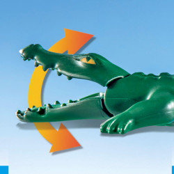 Pirat mit Alligator