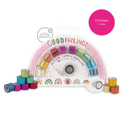 GF Regenbogen Glitzer-Tapes i