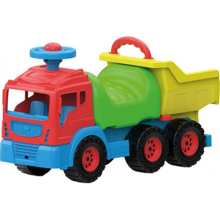 Rutscher LKW mit Kipplade