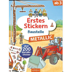 Erstes Stickern: Baustelle