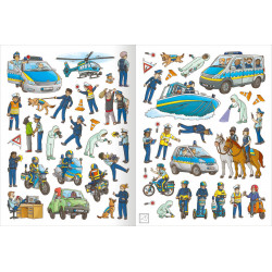 Polizei- Feuerwehr-Sticker