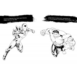 MARVEL Malspaá Fensterstick