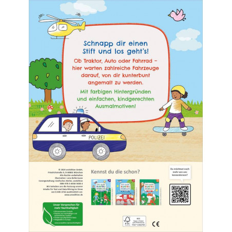 Gr. buntes Malbuch: Fahrzeug
