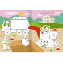 Gr. buntes Malbuch: Fahrzeug