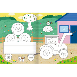 Gr. buntes Malbuch: Fahrzeug