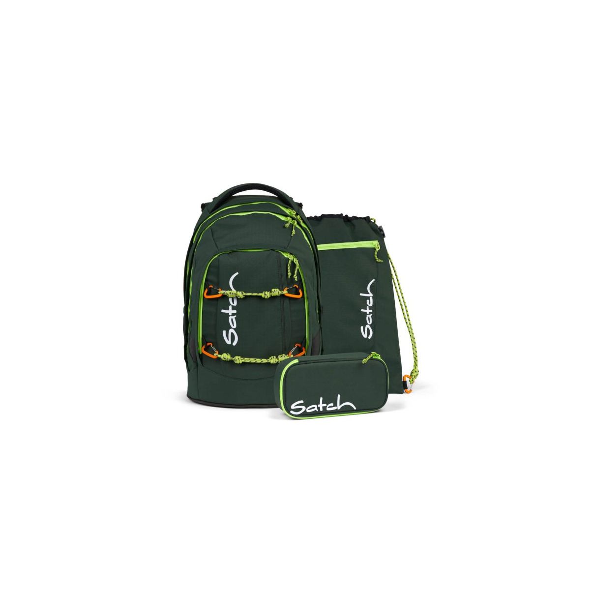 Pack Schulrucksack Set - Green Explorer